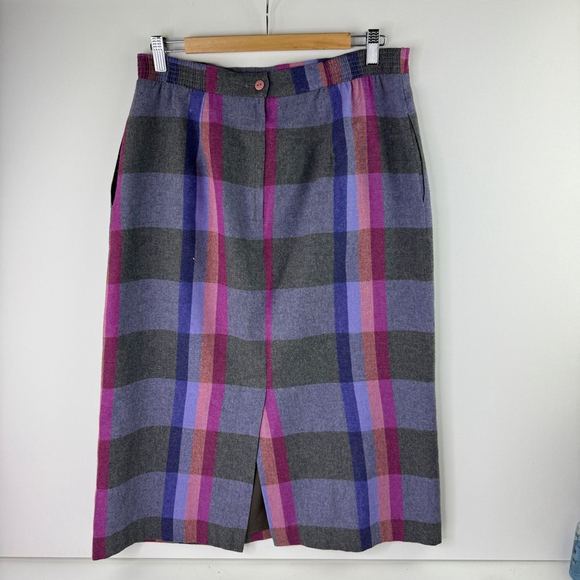 Paris Star Vintage Preppy Acadamia Skirt size 14 - Picture 4 of 9
